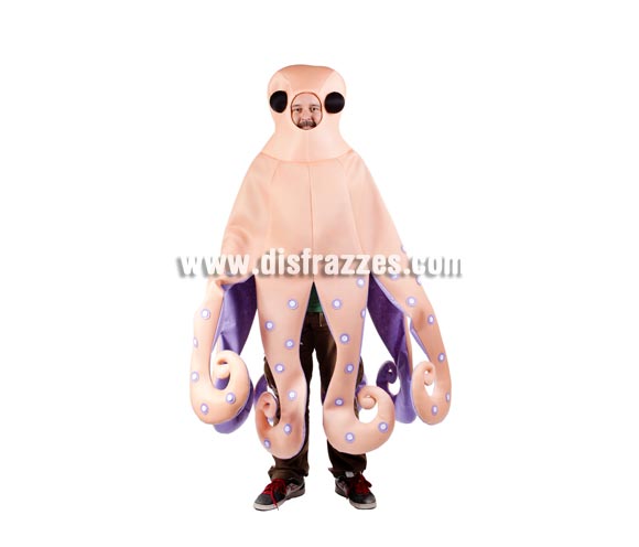 Disfraz del Pulpo Paul adulto de color rosado. Talla estándar de adultos. Incluye disfraz de Pulpo. Éste disfraz de Carnaval Original y que está tanto de moda es ideal para divertirse en las Fiestas de Carnavales tan divertidas y estrambóticas como siempre y que cada vez se celebran en más Pueblos, Villas  y Ciudades, tanto en la calle como en Pub's, Discotecas, Casas particulares,  Restaurantes o Colegios y disfrazándote con un traje de Carnaval ayudarás a crear ese ambiente Carnavalesco, tan divertido, multicolor y variopinto  que a todos nos fascina y nos divierte.
¡¡Compra tu disfraz para Carnaval en nuestra tienda de disfraces, será divertido!!
