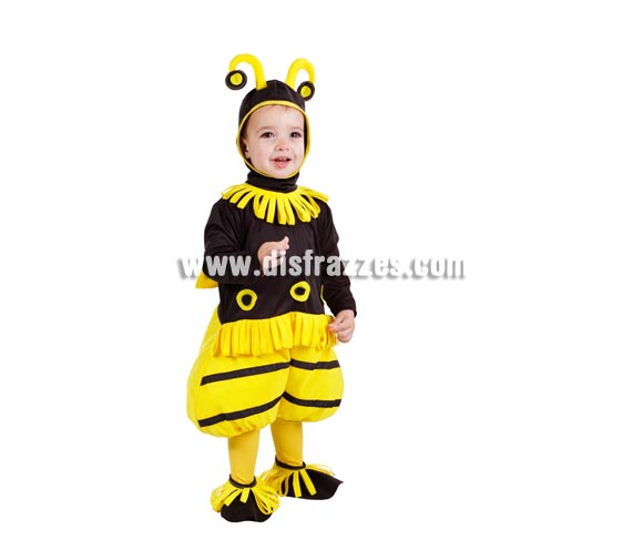 Disfraz de Abejita o Abeja bebé para Carnaval. Talla de 18 meses. Incluye disfraz y capucha. Buena calidad. Hecho en España. Éste disfraz de Carnaval es ideal para divertirse en las Fiestas de Carnavales tan divertidas y estrambóticas como siempre y que cada vez se celebran en más Pueblos, Villas  y Ciudades, tanto en la calle como en Pubs, Discotecas, Casas particulares,  Restaurantes o Colegios y disfrazándote con un traje de Carnaval ayudarás a crear ese ambiente Carnavalesco, tan divertido, multicolor y variopinto  que a todos nos fascina y nos divierte.
¡¡Compra tu disfraz para Carnaval en nuestra tienda de disfraces, será divertido!!

