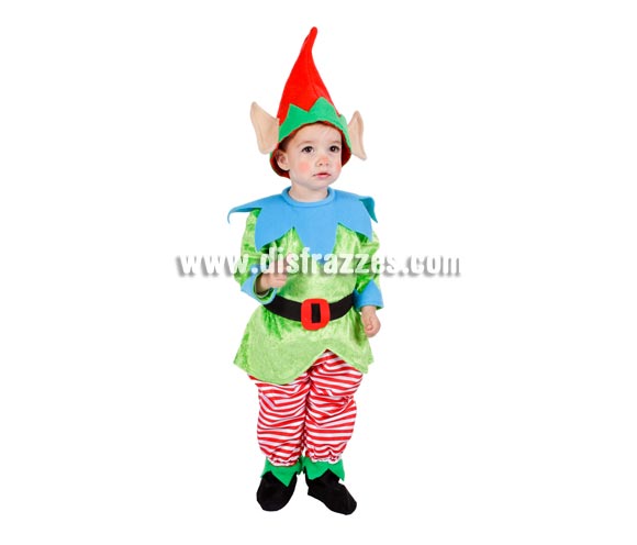 Disfraz barato de Enanito bebé para Carnaval o para Navidad. Talla de 18 meses. Alta calidad. Hecho en España. Incluye gorro con orejas, casaca con cuello, cinturón, pantalones y cubrebotas. Disfraz de Duendecillo para Navidad. Éste disfraz de Carnaval es ideal para divertirse en las Fiestas de Carnavales tan divertidas y estrambóticas como siempre y que cada vez se celebran en más Pueblos, Villas  y Ciudades, tanto en la calle como en Pubs, Discotecas, Casas particulares,  Restaurantes o Colegios y disfrazándote con un traje de Carnaval ayudarás a crear ese ambiente Carnavalesco, tan divertido, multicolor y variopinto  que a todos nos fascina y nos divierte.
¡¡Compra tu disfraz para Carnaval en nuestra tienda de disfraces, será divertido!!
