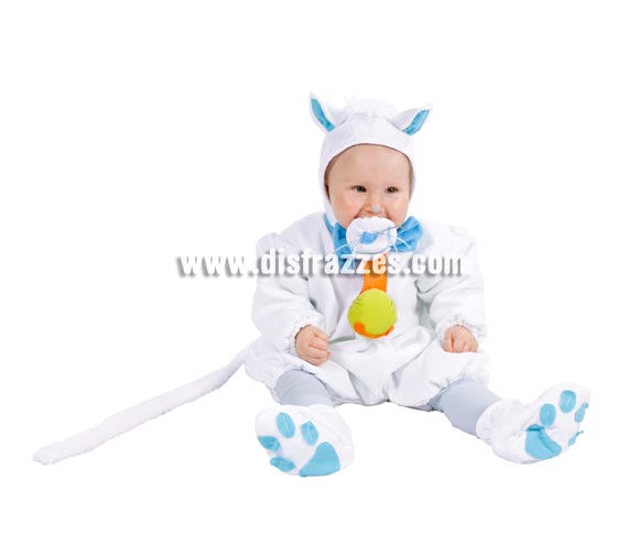 Pelele Gatito para bebés de 10 meses. MADE IN SPAIN.