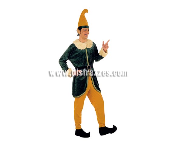 Disfraz de Elfo adulto deluxe para Carnaval. Alta calidad. Hecho en España. Disponible en varias tallas. Incluye pantalón, gorro, cubrebotas y casaca con cinturón. Traje de Duende para Navidad. Éste disfraz de Carnaval o de Navidad es ideal para la época Navideña en la que los niños hacen teatros de Belenes e interpretan canciones tradicionales en los Colegios y se comienzan a preparar las Fiestas en las que Reina la Paz y la Unidad. Disfrazándote con un disfraz para Navidad, o disfrazando a tus hijos con disfraces de Navidad, ayudas a crear ese ambiente mágico en el que los peques se sienten protagonistas y sienten el auténtico Espíritu Navideño que entre todos debemos crear.
¡¡Compra tu disfraz para Navidad en nuestra tienda de disfraces, será divertido!!
