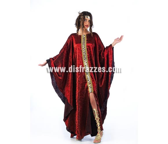 Disfraz de Nerea de Roma Deluxe para mujer. Alta calidad, hecho en España. Disponible en varias tallas. Incluye túnica y tocado.