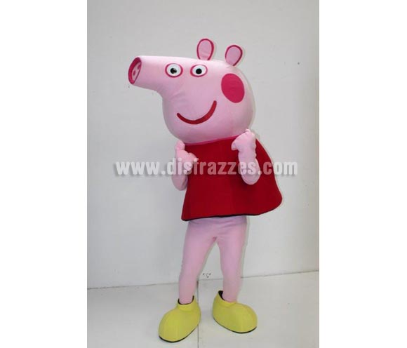 Disfraz o Mascota Publicitaria Cerdito. Talla Universal adultos. Tiempo de entrega 2-3 días, dependiendo de si tenemos en stock. Además, realizamos todo tipo de Mascotas Publicitarias Personalizadas adaptándonos a sus necesidades para Empresas, Centros Comerciales, Parques de Atracciones, Ayuntamientos, Empresas de Eventos, Empresas de publicidad, Grupos de Animación, etc. etc. PARA MÁS INFORMACIÓN ENVIAR EMAIL O POR TELÉFONO. Los portes de éstas mascotas es de 30 € dado el volumen que tiene el paquete.