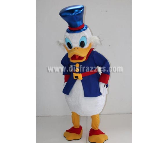 Disfraz o Mascota Publicitaria Pato con sombrero. Talla Universal adultos. Tiempo de entrega 2-3 días, dependiendo de si tenemos en stock. Además, realizamos todo tipo de Mascotas Publicitarias Personalizadas adaptándonos a sus necesidades para Empresas, Centros Comerciales, Parques de Atracciones, Ayuntamientos, Empresas de Eventos, Empresas de publicidad, Grupos de Animación, etc. etc. PARA MÁS INFORMACIÓN ENVIAR EMAIL O POR TELÉFONO. Los portes de éstas mascotas es de 30 € dado el volumen que tiene el paquete.