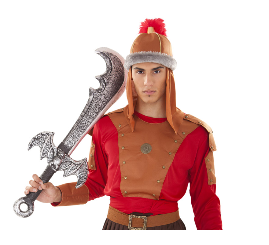 Espada o Sable con Murciélago 84 cm. Perfecto como complemento de los disfraces de Vikingo o Bárbaro.