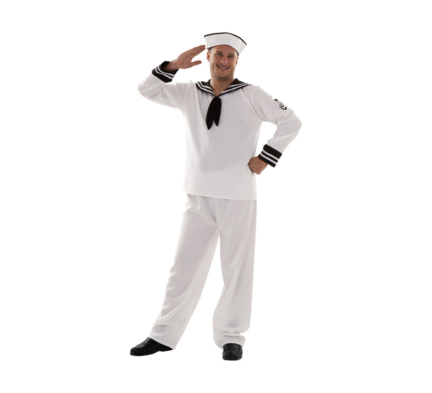 Disfraz barato de Marinero adulto para Carnaval. Talla XL = 54/58. Incluye gorra, camisa y pantalón.
¡¡Compra tu disfraz para Carnaval en nuestra tienda de disfraces, será divertido!!