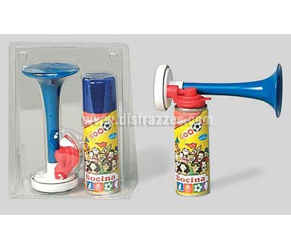 Spray Bocina. Para animar en campos de deporte, fiestas, etc.