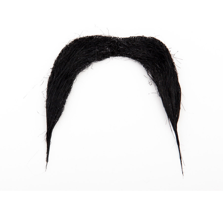 Bigote negro largo de Chino.