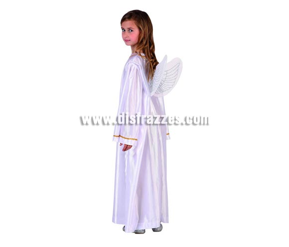 Disfraz de Ángel de 5 a 6 años barato para niños. Incluye túnica con alas. Corona NO incluida, podrás verla en la sección de Complememtos para Navidad. Éste disfraz de Navidad es ideal para la época Navideña en la que los niños hacen teatros de Belenes e interpretan canciones tradicionales en los Colegios y se comienzan a preparar las Fiestas en las que Reina la Paz y la Unidad. Disfrazándote con un disfraz para Navidad, o disfrazando a tus hijos con disfraces de Navidad, ayudas a crear ese ambiente mágico en el que los peques se sienten protagonistas y ven el auténtico Espíritu Navideño que entre todos debemos crear.
¡¡Compra tu disfraz para Navidad en nuestra tienda de disfraces, será divertido!!
