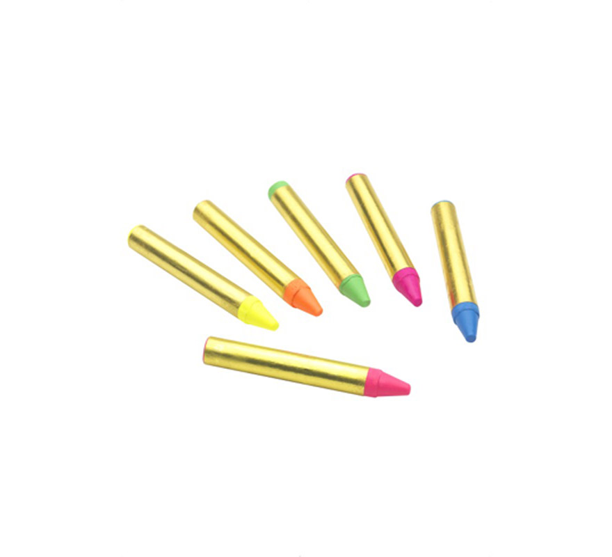 Maquillaje de neón fluorescente 6 colores.
