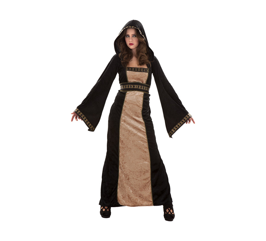 Disfraz de Doncella Gótica Medieval adulta para Halloween. Talla S 34/38 para chicas delgadas y adolescentes. Incluye vestido con capucha y cinturón. También serviría como disfraz de Doncella Medieval.
¡¡Compra tu disfraz para Halloween en nuestra tienda de disfraces, será divertido!!