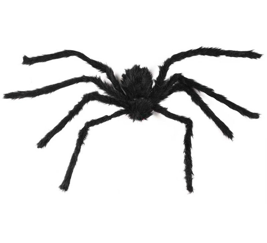 Araña grande de 90 cm para decoración de Halloween.