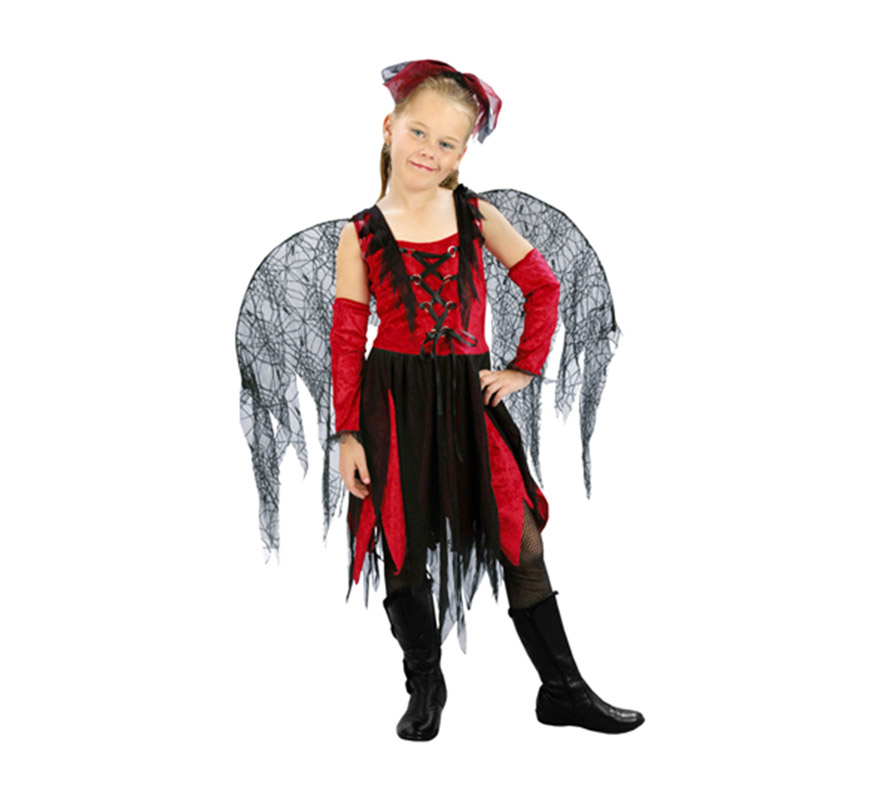 Disfraz de Hada Telarañas barato para Halloween. Talla de 10 a 12 años. Incluye tocado, vestido, manguitos y alas. Éste disfraz de Halloween es ideal para celebrar la Fiesta de la Noche de las Brujas cada vez más arraigada en nuestro País en Pub's, Discotecas, Casas particulares,  Restaurantes o Colegios y ayudar a crear un ambiente terrorífico y tenebroso indispensable para la Noche de Halloween la cual se celebra la víspera de Todos los Santos.
¡¡Compra tu disfraz para Halloween en nuestra tienda de disfraces, será divertido!!

