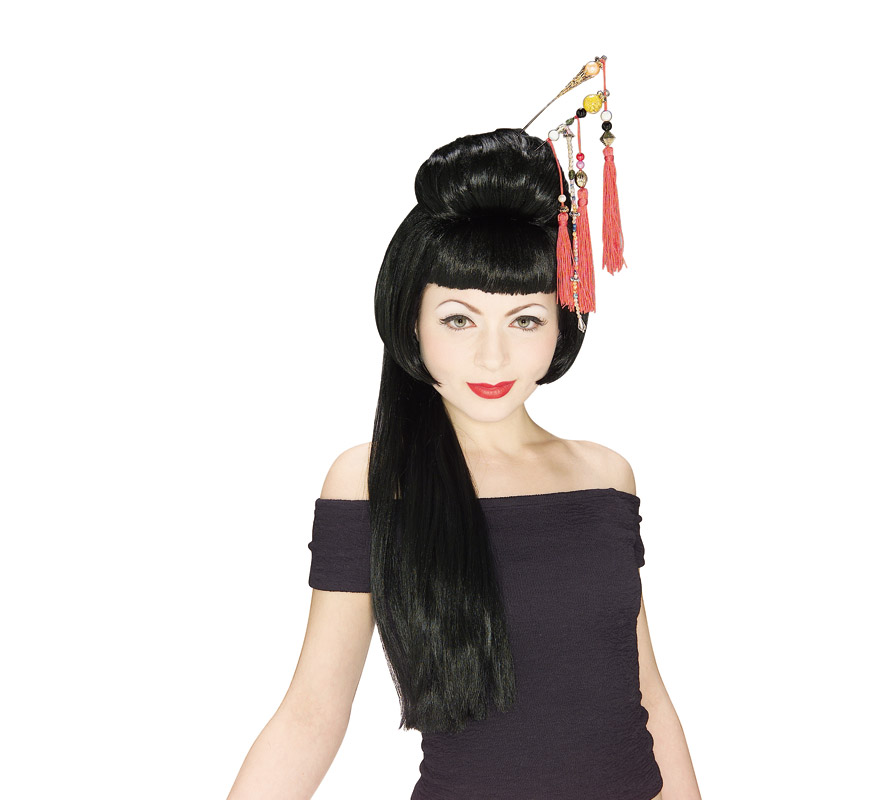 Peluca de China o Geisha mujer. 