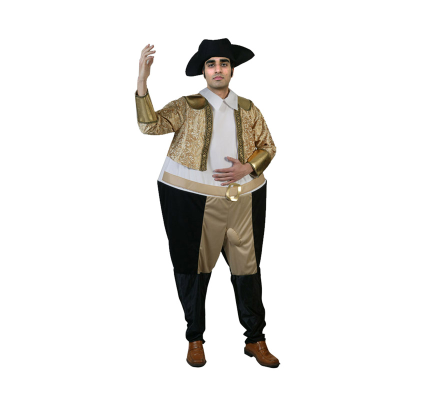 Disfraz de Picador para hombre. Talla M-L 54/58. Incluye disfraz y sombrero. Ideal para Despedidas de Soltero. 