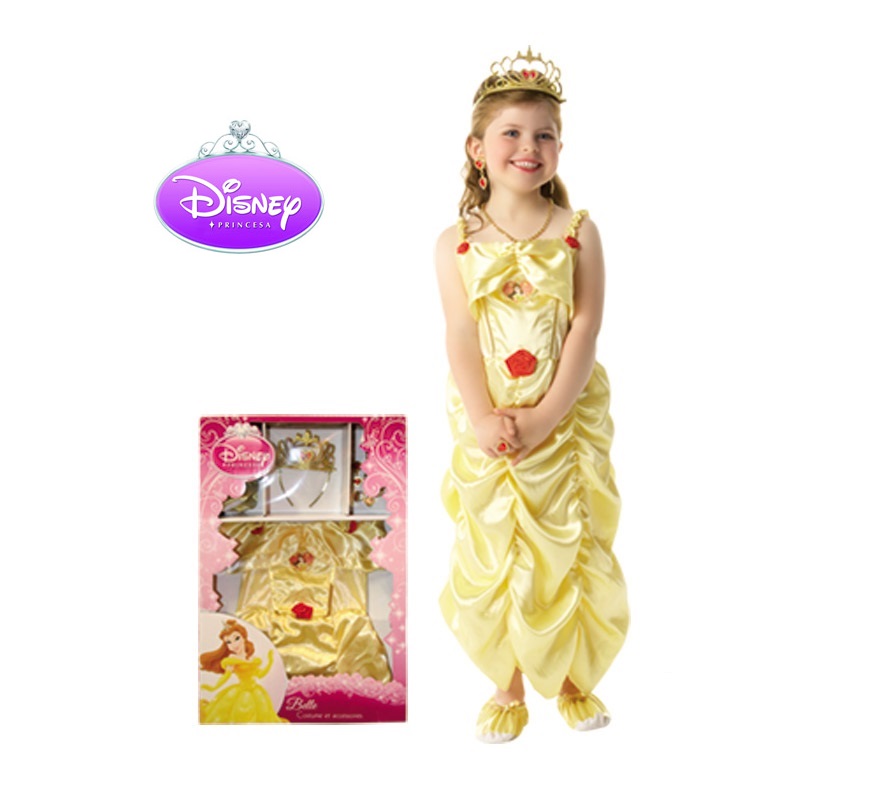 Disfraz de La Bella CLASSIC en caja con accesorios para Carnaval y para regalo de Reyes. Talla de 5 a 6 años. Incluye vestido, tiara, set de joyas y zapatos de tela. Presentación en caja regalo. Disfraz con licencia perfecto para regalar.
Éste traje es perfecto para Carnaval y como regalo en Navidad, en Reyes Magos, para un Cumpleaños o en cualquier ocasión del año. Con éste disfraz harás un regalo diferente y que seguro que a los peques les encantará y hará que desarrollen su imaginación y que jueguen haciendo valer su fantasía. 
¡¡Compra tu disfraz para Carnaval o para regalar en Navidad o en Reyes Magos en nuestra tienda de disfraces, será divertido y quedarás muy bien!!

