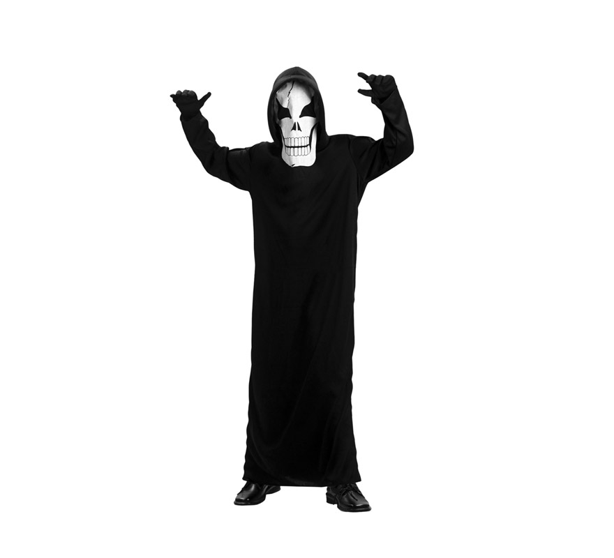 Disfraz de Fantasma Económico talla de 4 a 6 años. Incluye túnica y máscara. Disfraz de Scream. Disponible en 3 colores surtidos, precio por unidad, se venden por separado.