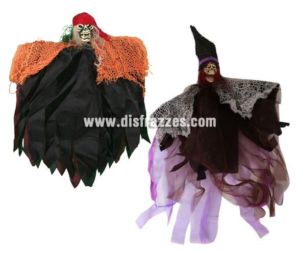 Colgante Fantasmas Doble cara de 37 cm. para Halloween super barato. Dos modelos surtidos. Precio por unidad. Artículo muy apropiado para decoración de Halloween en Discotecas, Pub's, Restaurantes, Colegios y Casas particulares y así crear un ambiente terrorífico y tenebroso típico de la Fiesta de Halloween cada vez más seguida por todos.
¡¡Compra la decoración para Halloween en nuestra tienda de disfraces, será divertido!!
