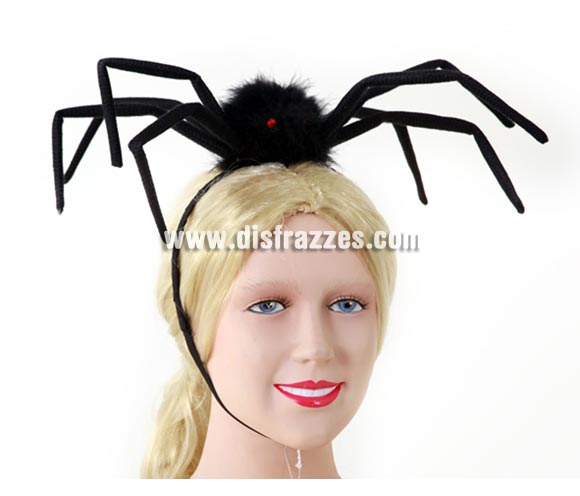 Diadema con Araña grande para Halloween. Ideal como complemento de tu disfraz de Halloween para ir de Fiesta a Pub's, Discotecas, Casas particulares o Restaurantes y ayudar a crear un ambiente terrorífico y tenebroso en la Fiesta de Halloween.
¡¡Compra los complementos de tu disfraz para Halloween en nuestra tienda de disfraces, será divertido!!

¡¡¡PRÓXIMA RECEPCIÓN DE ÉSTE ARTÍCULO A PARTIR DE SEPTIEMBRE DE 2010!!!

