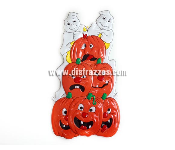 Adorno para la pared de Calabazas y Fantasmas de PVC para Halloween. Artículo muy apropiado y barato para la decoración de Halloween en Discotecas, Pub's, Restaurantes, Colegios y Casas particulares y así crear un ambiente terrorífico y tenebroso típico de la Fiesta de Halloween cada vez más seguida por todos.
¡¡Compra la decoración para Halloween en nuestra tienda de disfraces, será divertido!!