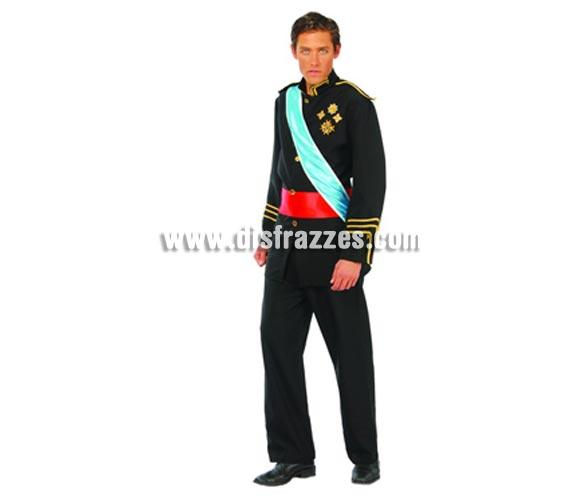 Disfraz de Gran Duque adulto. Talla única 52/54. Incluye chaqueta con detalles, banda, fajín y pantalón. Disfraz del Rey perfecto para Carnaval y Fiestas Populares. ¡¡Compra tu disfraz para Carnaval en nuestra tienda de disfraces, será divertido!!
