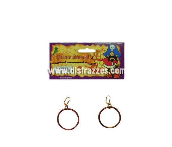Pendientes de Aro. El complemento ideal para tu disfraz de Pirata, Zíngara, etc. Ideal como complemento de tu disfraz para Carnaval para ir de Fiesta a Pub's, Discotecas, Casas particulares, Restaurantes o Colegios y ayudar a crear un ambiente Carnavalesco y Festivo propio de la Fiesta de Carnavales.