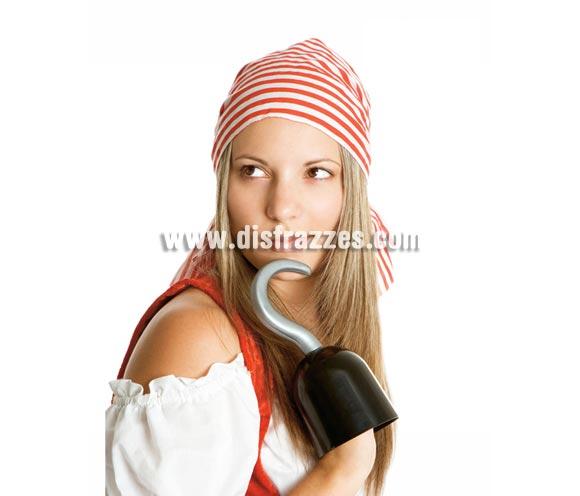 Garfio de Pirata. Ideal como complemento de tu disfraz de Pirata para Carnaval para ir de Fiesta a Pub's, Discotecas, Casas particulares, Restaurantes o Colegios y ayudar a crear un ambiente Carnavalesco y Festivo propio de la Fiesta de Carnavales.