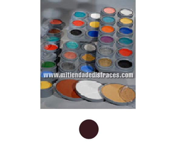 Maquillaje al agua (water make up N1), de 15 ml, de color negro-marrón. 
Fácil de usar, se quita con agua y jabón, antialérgico.