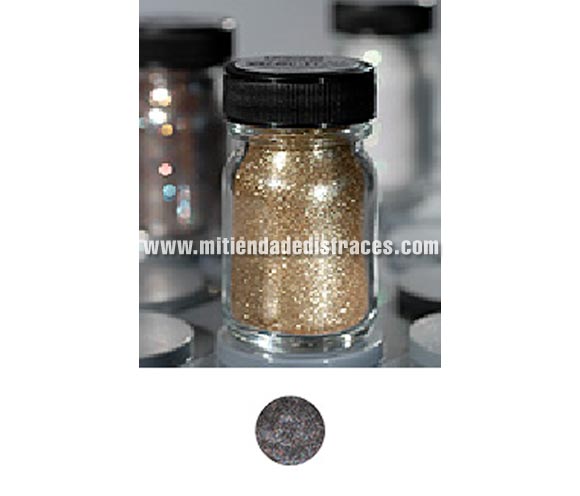 Purpurina suelta (Polyglitter), de 15 ml, de color multicolor.
Es un brillo sencillo que se puede aplicar directamente en la piel o por encima del maquillaje, usando los dedos, una esponja para maquillaje o una brocha ligeramente húmeda.
Para una mejor fijación del producto, aplique una capa delgada de Stoppelpasta o Water-soluble Mastix. 	

