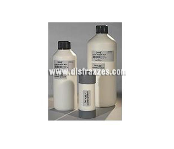 Leche de látex líquido (Latex-Rubber Milk), de 100 ml.
Es un líquido que se utiliza para crear efectos especiales como quemaduras y moldes para yeso. El líquido de látex es blanco pero se vuelve transparente cuando se seca.
No aplique este producto directamente en la piel. Cierre el bote una vez que lo haya utilizado. Latex-Rubber Milk no se elimina de la ropa mediante lavado. 