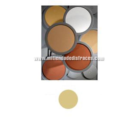 Maquillaje de cake (Cake Make-up), de 35 gr, de color de muerto.
Es un maquillaje que da un efecto mate. Se usa como maquillaje cosmético para televisión, películas y fotografía y además se utiliza para teatro tanto en gran escala como pequeña.
Cake Make-up es ideal para maquillar grandes áreas del cuerpo y también se puede utilizar como base para pintar, en combinación con el Water Make-up (maquillaje al agua), ya sea Pure o Flourescent.