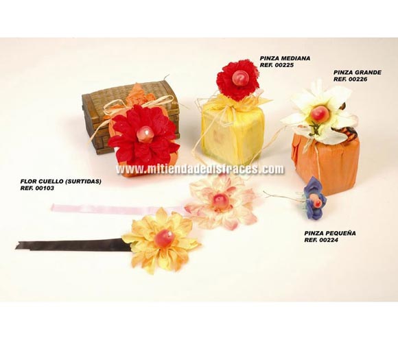 Flor para el cuello. Surtidas. Se venden por separado. Perfecto para Despedidas de Soltero o Soltera.