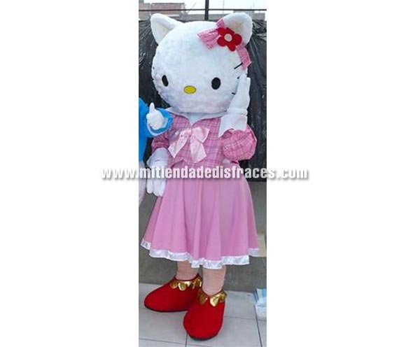 Disfraz de Mascota Publicitaria Gatita Blanca. Realizamos todo tipo de mascotas publicitarias adaptándonos a sus necesidades para Empresas, Centros Comerciales, Parques de Atracciones, Ayuntamientos, Empresas de Eventos, Empresas de publicidad, Grupos de Animación, etc. etc. Tiempo de fabricación 1 mes aproximadamente. Para el encargo de su mascota, debe contactar con nosotros por teléfono o email. 