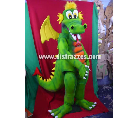 Disfraz de Mascota Publicitaria Dragón. Realizamos todo tipo de mascotas publicitarias adaptándonos a sus necesidades para Empresas, Centros Comerciales, Parques de Atracciones, Ayuntamientos, Empresas de Eventos, Empresas de publicidad, Grupos de Animación, etc. etc. Tiempo de fabricación 1 mes aproximadamente. Para el encargo de su mascota, debe contactar con nosotros por teléfono o email. 
