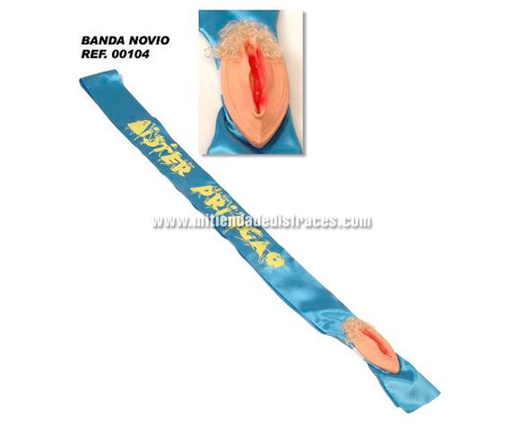 Banda novio. Perfecto para Despedidas de Soltero o Soltera.