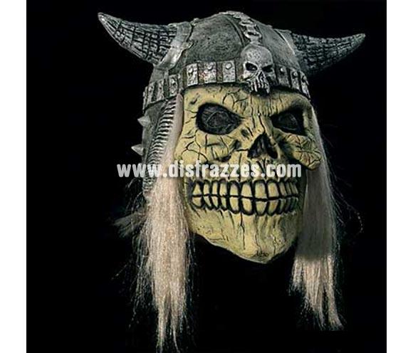 Careta Calavera con casco y pelo