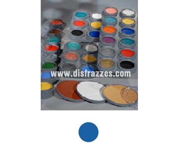 Maquillaje al agua (water make-up 303), de 15 ml. Color azul.
-Fácil de usar (como acuarelas).
-Se quita con agua y jabón.
-Antialérgico.