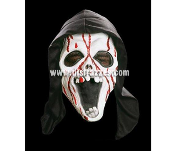Careta Scream con capucha y sangre.