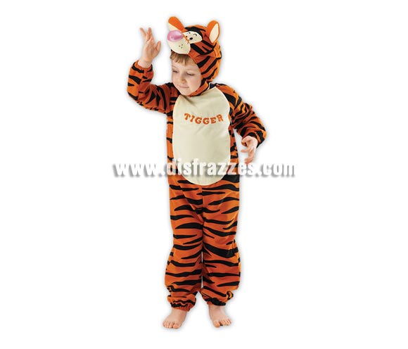 Disfraz de Tigger para bebé. Talla de 12 a 18 meses. Incluye capucha y mono. El inseparable amigo de Winnie the Pooh. Disfraz con licencia Disney ideal para regalar.
Éste disfraz es ideal para Carnaval y para regalar en Navidad, en Reyes Magos, para un Cumpleaños o en cualquier ocasión del año. Con éste disfraz harás un regalo diferente y que seguro que a los peques les encantará y hará que desarrollen su imaginación y que jueguen haciendo valer su fantasía. 
¡¡Compra tu disfraz para Carnaval o para regalar en Navidad o en Reyes Magos en nuestra tienda de disfraces, será divertido!!
