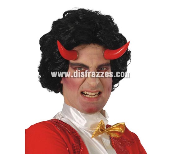 Cuernos Demonio o de Diablo con ventosa para Halloween.