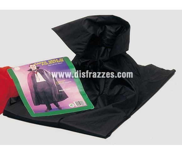 Capa de tela negra de 1,25 m. de longitud para Halloween. Ideal como complemento de tu disfraz de Halloween para ir de Fiesta a Pubs, Discotecas, Casas particulares o Restaurantes y ayudar a crear un ambiente terrorífico y tenebroso en la Fiesta de Halloween.
¡¡Compra los complementos de tu disfraz para Halloween en nuestra tienda de disfraces, será divertido!!
