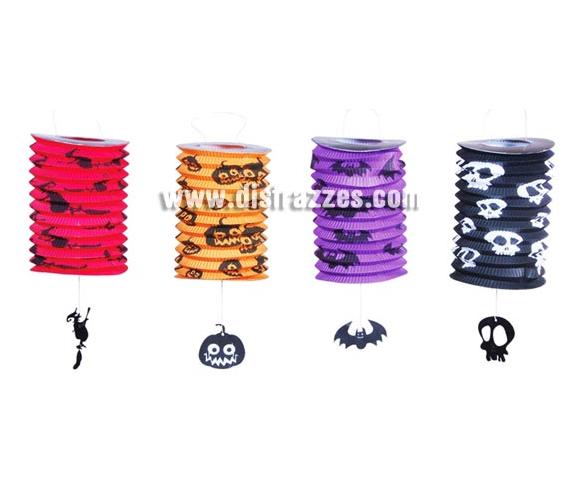 Bolsa de 4 Farolillos de papel surtidos para Halloween. Artículo muy apropiado para decoración de Halloween en Discotecas, Pub's, Restaurantes, Colegios y Casas particulares y así crear un ambiente terrorífico y tenebroso típico de la Fiesta de Halloween cada vez más seguida por todos.
¡¡Cómpranos la decoración para Halloween, será divertido!!