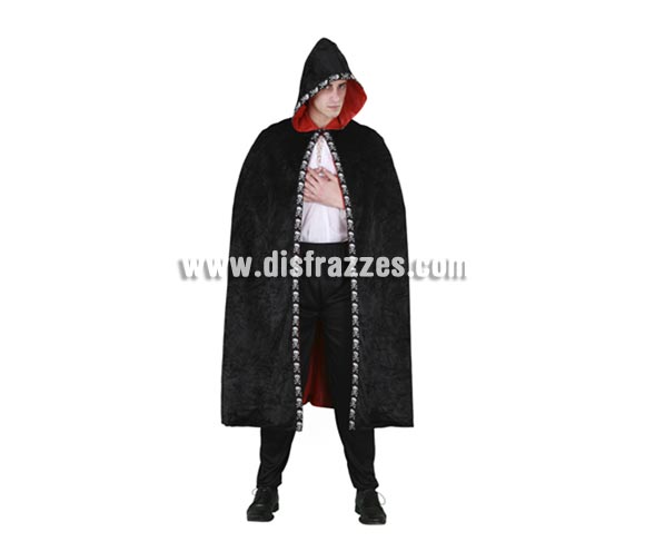 Capa con capucha de terciopelo negra adultos para Halloween. Talla única de adultos. Incluye la capa. Ideal como complemento o disfraz de Halloween para ir de Fiesta a Pub's, Discotecas, Casas particulares o Restaurantes y ayudar a crear un ambiente terrorífico y tenebroso en la Fiesta de Halloween.
¡¡Compra los complementos de tu disfraz para Halloween en nuestra tienda de disfraces, será divertido!!
¡¡¡PRÓXIMA RECEPCIÓN DE ÉSTE ARTÍCULO A PARTIR DE SEPTIEMBRE DE 2010!!!
