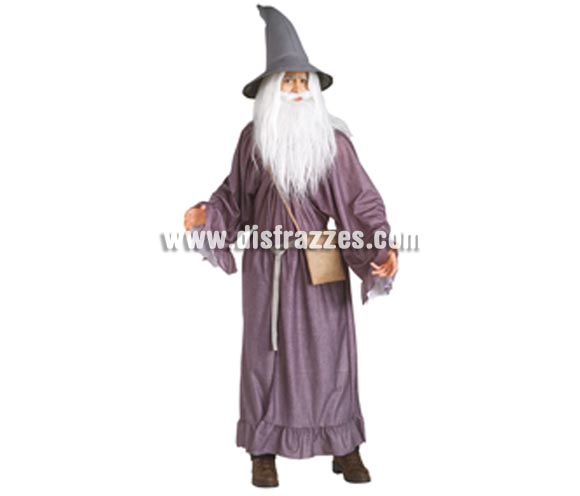 Disfraz de Gandalf El Mago Lord the Rings adulto para Halloween. Disfraz con licencia de El Señor de los Anillos, el auténtico disfraz de Gandalf El Mago. Talla estándar. Incluye sombrero, vestido, cinturón y bandolera. Peluca y Barba NO incluidos, podrás verlos con la referencia 2015-MAR en la sección de Pelucas, Barbas y Bigotes. Éste disfraz de Halloween es ideal para celebrar la Fiesta de la Noche de las Brujas en Pubs, Discotecas, Casas particulares,  Restaurantes o Colegios y ayudar a crear un ambiente terrorífico y tenebroso indispensable para la Noche de Halloween la cual se celebra la víspera de Todos los Santos.
¡¡Compra tu disfraz para Halloween en nuestra tienda de disfraces, será divertido!!
