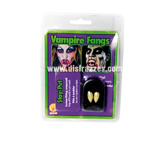 Colmillos de Vampiro Profesional para Halloween. Artículo de Maquillaje ideal para caracterizarte en Carnaval, en Halloween o en cualquier fecha del año que tengas ocasión para ir de Fiesta a Pubs, Discotecas, Casas particulares, Restaurantes o Colegios y ayudar a crear un ambiente Festivo propio de la Fiesta a la que acudas.
¡¡Compra el maquillaje para tu disfraz de Carnaval o de Halloween en nuestra tienda de disfraces, será divertido!!
