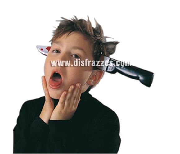 Cuchillo cabeza para Halloween. Ideal como complemento de tu disfraz de Halloween para ir de Fiesta a Pubs, Discotecas, Casas particulares o Restaurantes y ayudar a crear un ambiente terrorífico y tenebroso en la Fiesta de Halloween.
¡¡Compra los complementos de tu disfraz para Halloween en nuestra tienda de disfraces, será divertido!!
