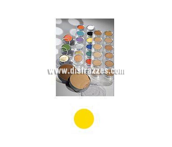 Maquillaje en crema (cremè make-up 203), de 15 ml. de color amarillo vivo. 
Fácil de usar, se quita con agua y jabón, antialérgico.
Maquillaje ideal para caracterizarte en Carnaval, en Halloween o en cualquier fecha del año que tengas ocasión para ir de Fiesta a Pubs, Discotecas, Casas particulares, Restaurantes o Colegios y ayudar a crear un ambiente Festivo propio de la Fiesta a la que acudas.
¡¡Compra el maquillaje para tu disfraz de Carnaval o de Halloween en nuestra tienda de disfraces, será divertido!!