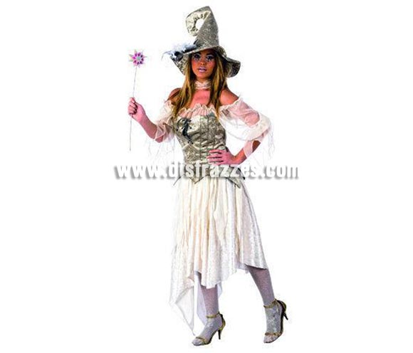 Disfraz de Bruja del Hielo extralujo adulta para Halloween. Varias tallas. Incluye camisa, falda, sombrero, gargantilla y corpiño. Varita mágica NO incluida. Altísima calidad. Hecho en España. 
Éste disfraz de Halloween es ideal para celebrar la Fiesta de la Noche de las Brujas en Pubs, Discotecas, Casas particulares,  Restaurantes o Colegios y ayudar a crear un ambiente terrorífico y tenebroso indispensable para la Noche de Halloween la cual se celebra la víspera de Todos los Santos.
¡¡Compra tu disfraz para Halloween en nuestra tienda de disfraces, será divertido!!
