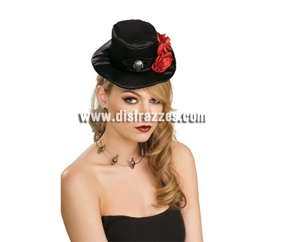Mini sombrero Gótico negro con flores rojas para Halloween. Talla estándar. Ideal como complemento de tu disfraz de Halloween para ir de Fiesta a Pubs, Discotecas, Casas particulares o Restaurantes y ayudar a crear un ambiente terrorífico y tenebroso en la Fiesta de Halloween.
¡¡Compra los complementos de tu disfraz para Halloween en nuestra tienda de disfraces, será divertido!!
