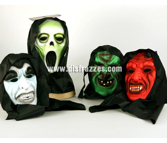 Máscaras infantiles baratas de modelos variados para Halloween. Precio por unidad, se venden por separado. Máscara o Careta de Halloween ideal para ir de Fiesta la Noche de las Brujas a Pubs, Discotecas, Casas particulares o Restaurantes y ayudar a crear un ambiente terrorífico y tenebroso en la Fiesta de Halloween.
¡¡Compra tu careta o tu máscara para Halloween en nuestra tienda de disfraces, será divertido!!
